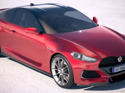 High End Luxury Sports Car  Jaguar F Type Edition 3D model