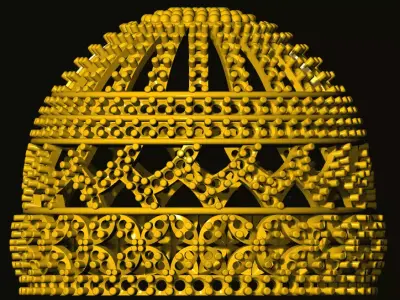 jumka ornate golden egg - ornate golden egg 3D print model