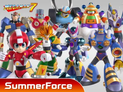 Boss Megaman 7 3D Model Collection