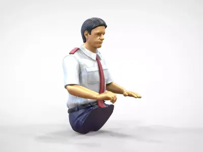 N2 City Train Driver  3D print model