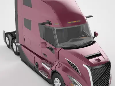 Semi Truck Generic 01 3D model