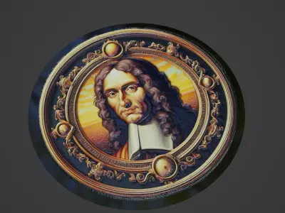Spinoza Medallion 3D print model purchase