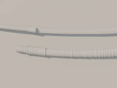 Thai Ancient Sword 3D model