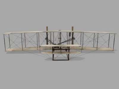 Wright Brothers Flyer 1 1903 3D model