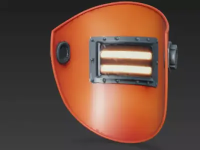 Stylized Cyber Engineer Mask 3D Model 3D Model Low-poly 3D model