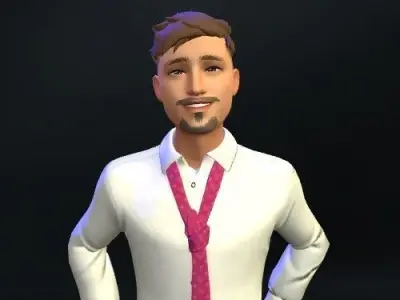 Game Gang Charcter Low-poly 3D model