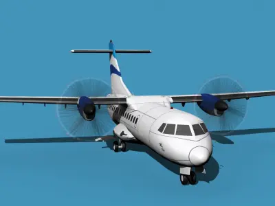 ATR-42-320 Aer Arran 3D model