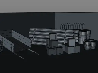 Game assets Free low-poly 3D model purchase