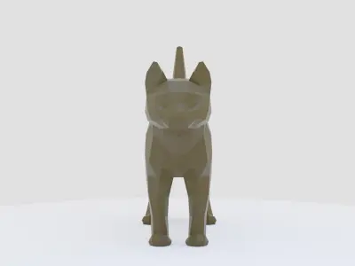 Cat low-poly Low-poly 3D model buy