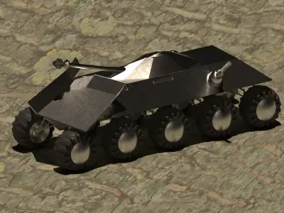 tank btr 3D model