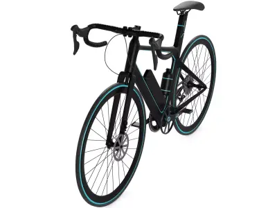 Traditional Road Bike 3D model shop
