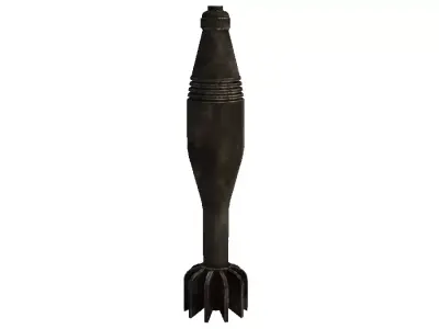 Mortar Round Free 3D model