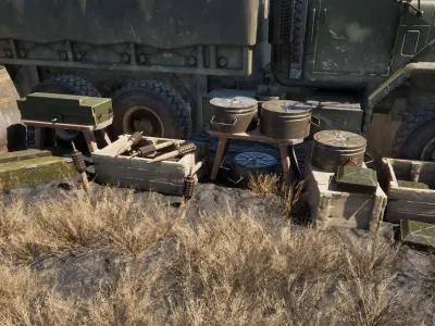 Soviet WW2 Mine Pack 3D Model Collection