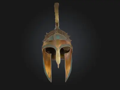 Equestrian Helm  Noble Riders Headgear 3D model