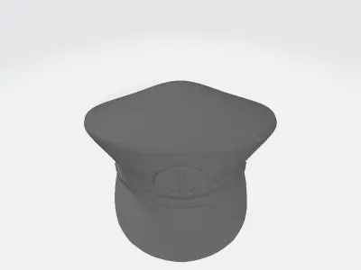 Captain hat 3D model purchase
