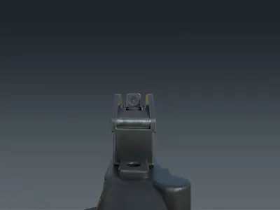 G36-C lowpoly game-ready PBR gun Low-poly 3D model
