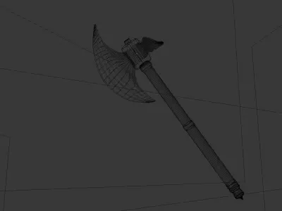 Battle Axe 3D model