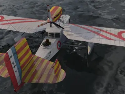Loire L-130 Colonial 3D model