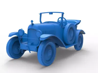 Citroen 5CV 1924 Classic Car 3D print model