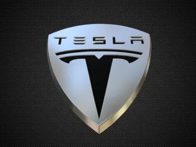 Tesla Logo 3D model from CGTrader