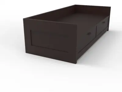 Cozy Sofa Low-poly 3D model