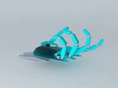 Robot fingers Free 3D model