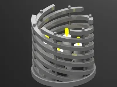 Figulo Candle holder Free 3D model