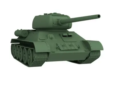 Tank T-34 Free 3D model