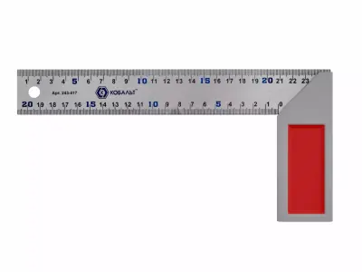 L Shaped Ruler 3D model