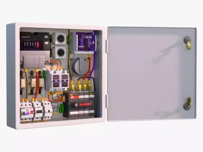 Electrical Power Distribution Box M1 3D model