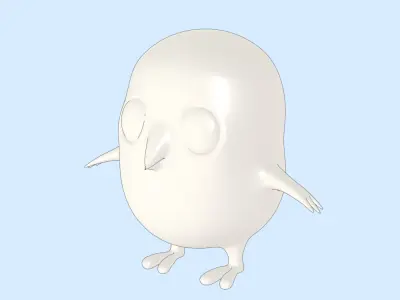 Chick Free 3D model