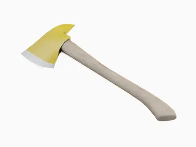 Fire Axe 02 Low-poly 3D model