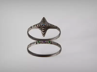 Medieval Bracelets Collection - Seashell Jewelry Box  3D print model
