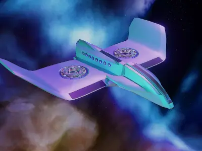 Eagle Fly Airplane 3D model