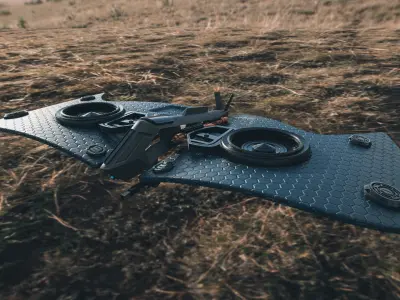 Drone 3D model UV Mapped