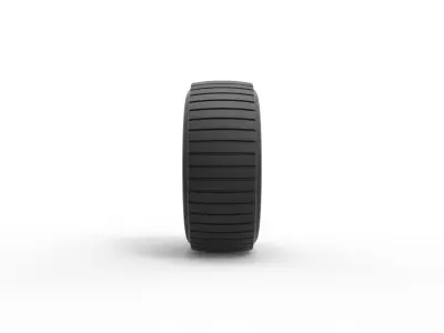 Offroad tire 22 Scale 1 to 25 3D print model