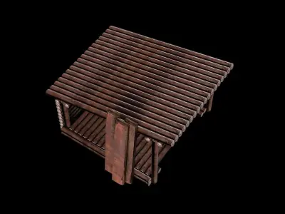 Viking tartack fantasy medieval  Low-poly 3D model