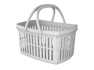 Shopping Cart 01v 3D model