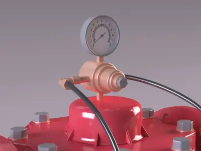 Pressure Control Valve 3D model