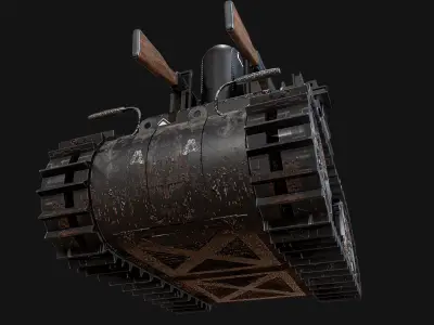 War robot  3D model purchase