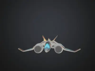  fantastic airplane 3D model 3D model