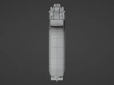 Beretta M9 Low-poly 3D model 2