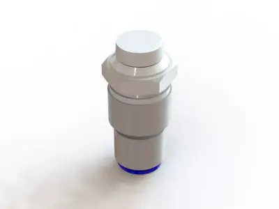 Conexao Rapida SMC KSH10 U03 Quick Connection 3D model
