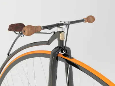 Penny Farthing Bicycle 3D model get