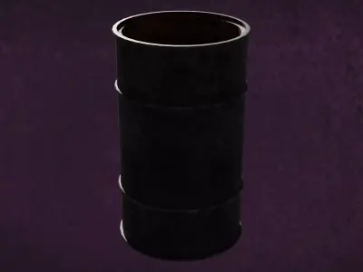 Metal Barrels Series Iron Relics Content G2A OpenLid 3D model
