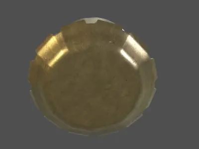 Incense Pot Low-poly 3D model