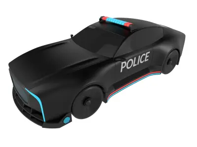 Police Vehicle 3D model get