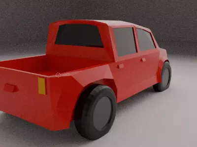 Truck  Low-poly 3D model from CGTrader