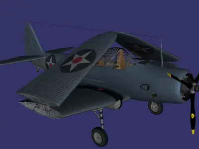 Douglas TBD Devastator Low-poly 3D model