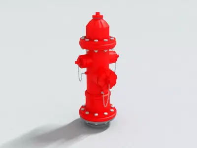 laos Fire Hydrant 02 3D model